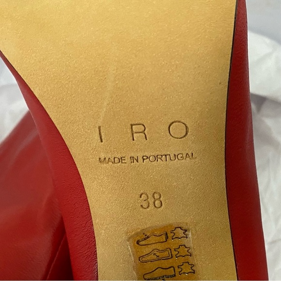 IRO Fawn Bootie in Red - Picture 10 of 11